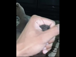 Big Forlorn Brat Cumming Down An Obstacle Morning